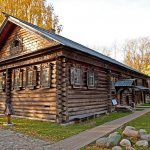 Foundation of a wooden house