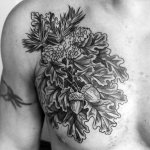 image of oak leaves on the chest