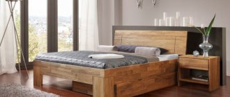 How to make a bed with your own hands from wood at home
