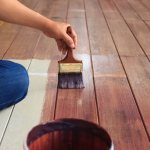 Varnish can only be applied to dry floorboards