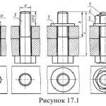 Detachable and permanent connections in engineering graphics in drawings with examples