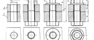 Detachable and permanent connections in engineering graphics in drawings with examples