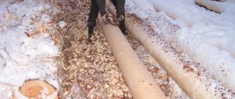 Output of lumber from roundwood at a band sawmill