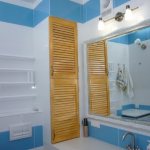 yH5BAEAAAAALAAAAAABAAEAAAIBRAA7 - Blue bathroom: a fresh solution for different styles. Fashionable blue bathroom design: selecting shades, textures and materials 